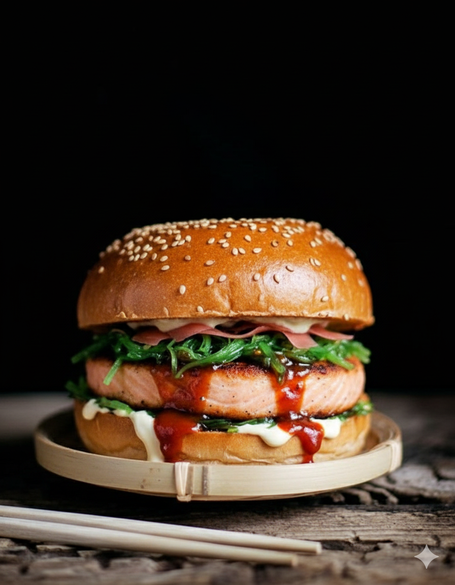 Burger gourmet de salmón (6 uds.) - Imagen 7