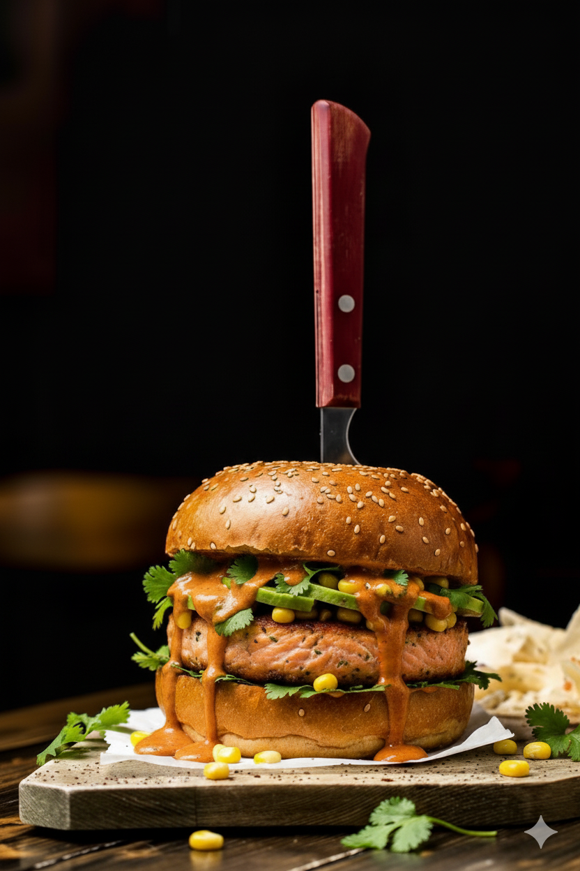 Burger gourmet de salmón (6 uds.) - Imagen 5